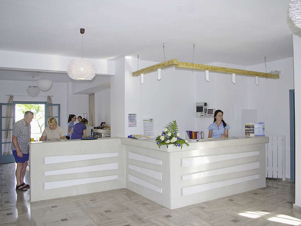 Een foto van het interieur van Iris Boutique Hotel