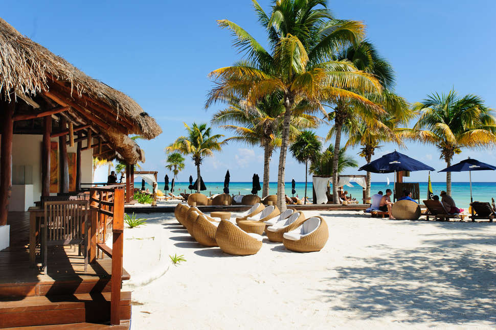 Een foto van het terras bij Grand Sunset Princess All Suites & Spa Resort