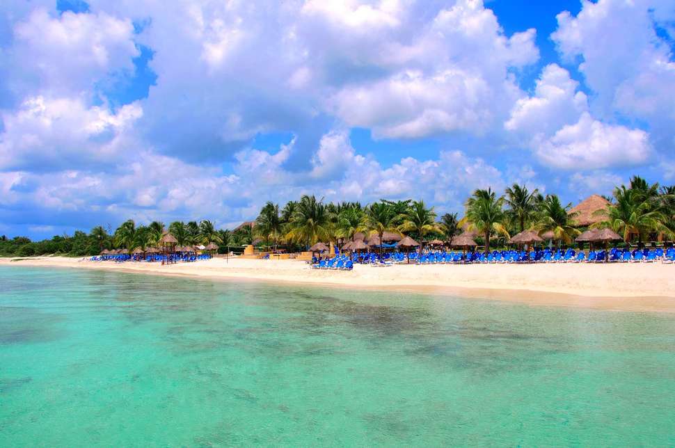Een foto van het strand bij Allegro Cozumel
