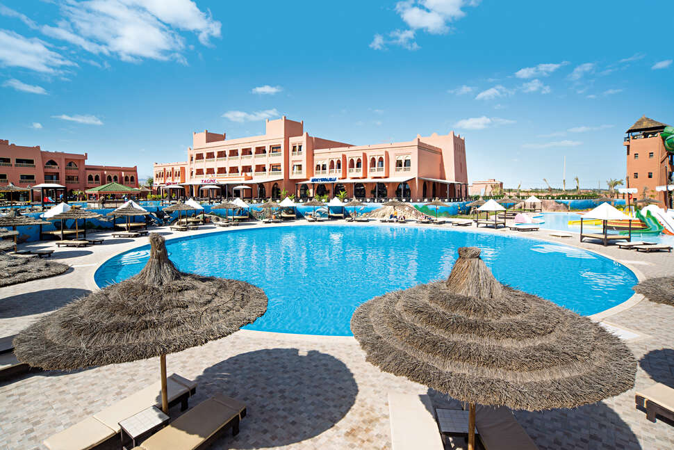 Een foto van het zwembad bij Pickalbatros Aqua Fun Club Marrakech