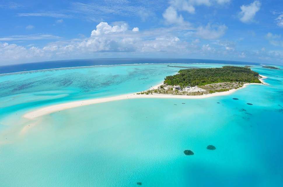 Een foto van de buitenkant van Villa Park Sun Island