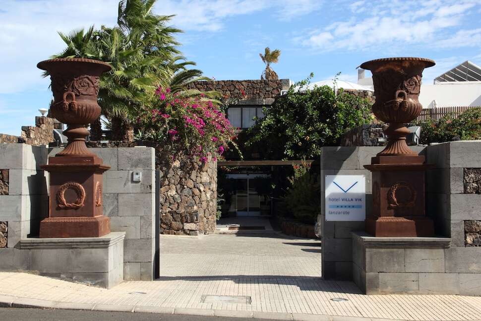 Een foto van de buitenkant van Hotel Villa Vik