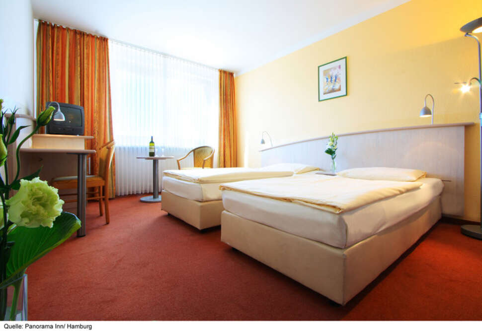 Een foto van een overzicht van Panorama Inn Hotel