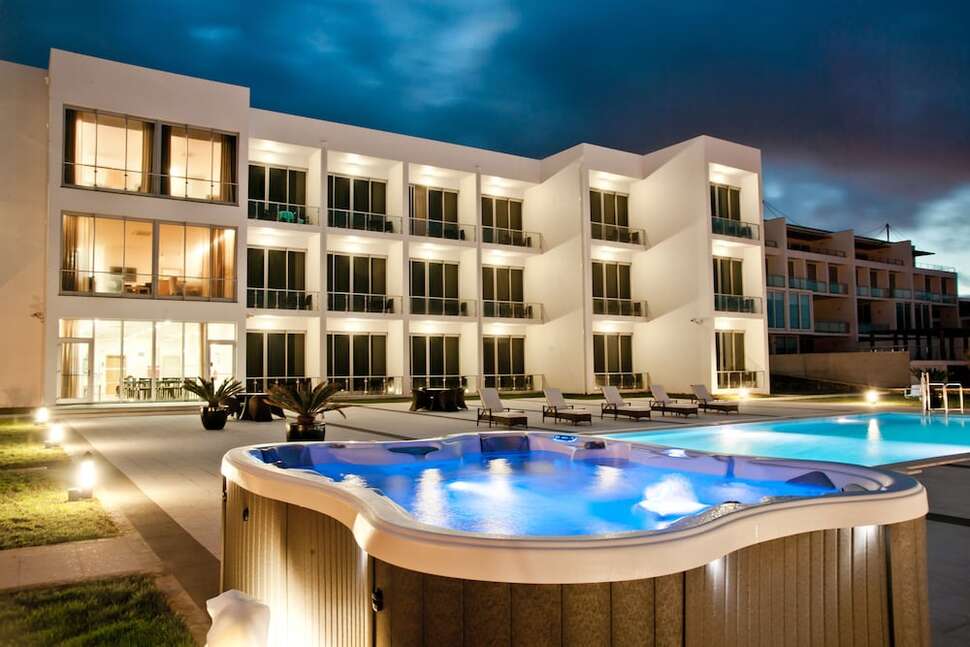 Ein Foto von den Einrichtungen im Aparthotel Atlantida Mar