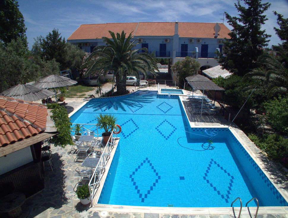 Ein Foto vom Pool im Hotel Sofia