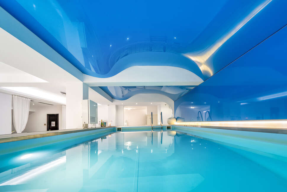 Een foto van het zwembad bij Meandros Boutique & Spa