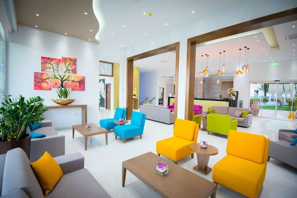 Een foto van het interieur van Loutsiana Hotel Appartementen