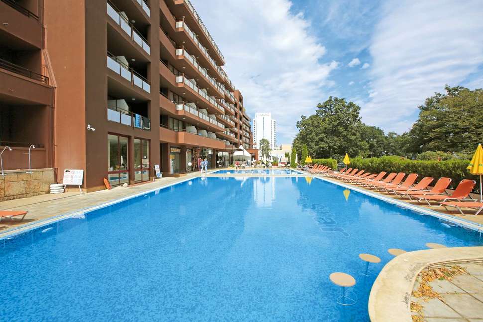 Ein Foto vom Pool im Hotel Gladiola Star