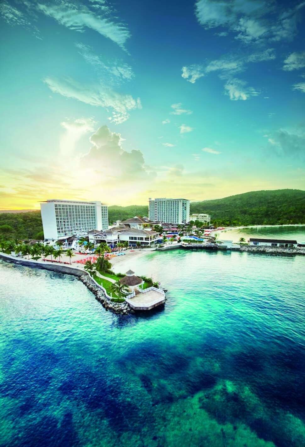 Ein Foto von einer Übersicht des Moon Palace Jamaica