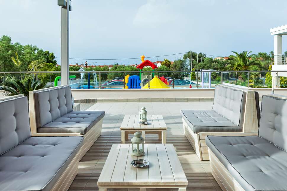Een foto van het terras bij Anna Hotel