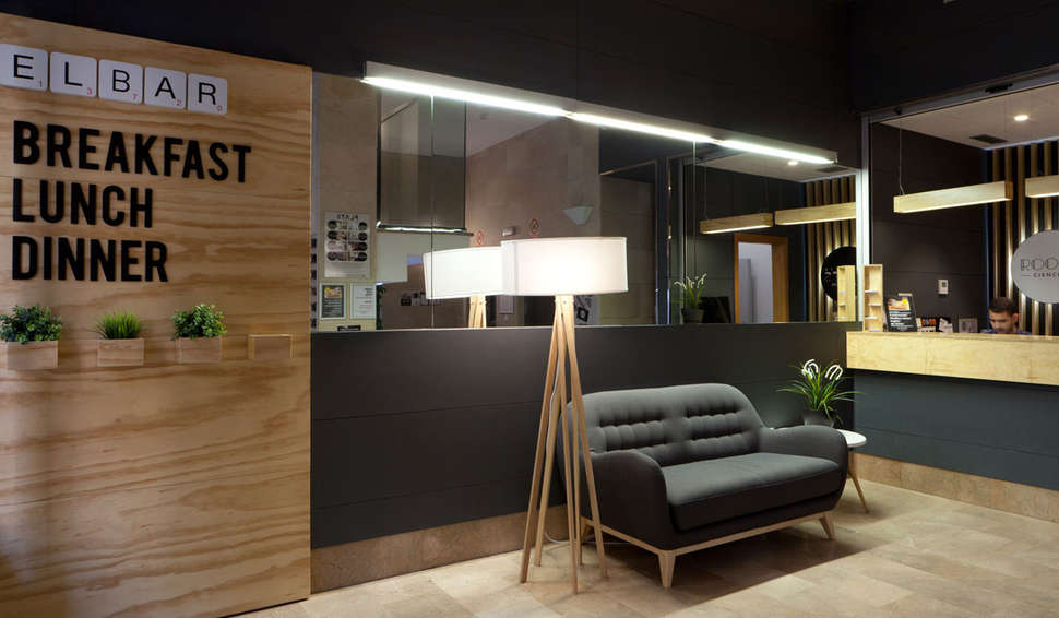 Een foto van het interieur van Rooms Ciencias