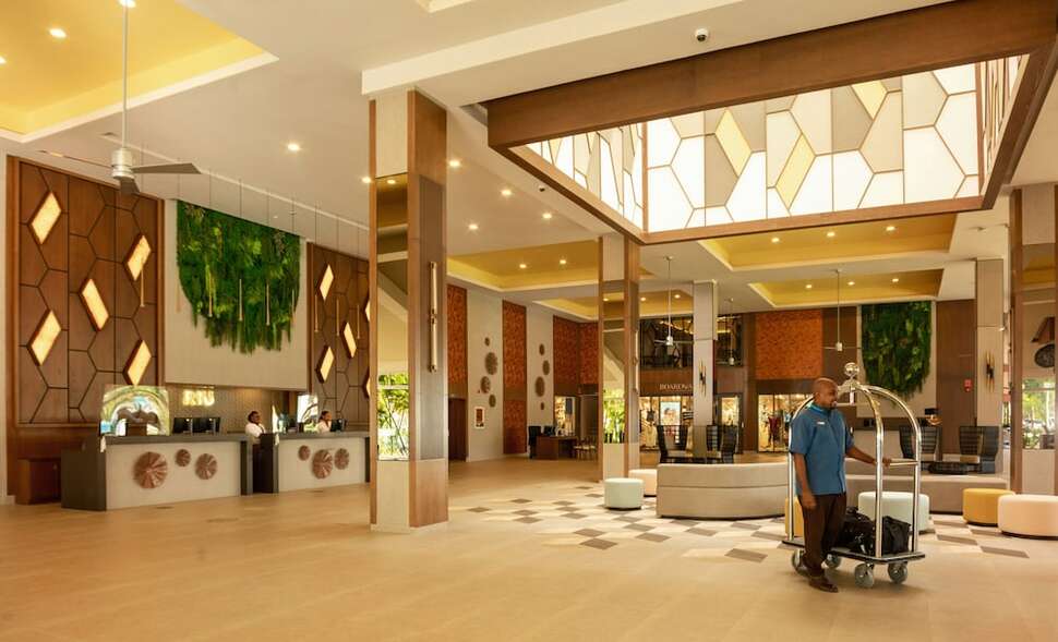 Een foto van het interieur van Riu Montego Bay