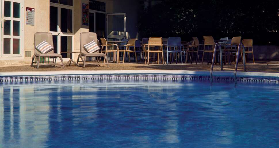 Ein Foto vom Pool im Golden Acqua Salou