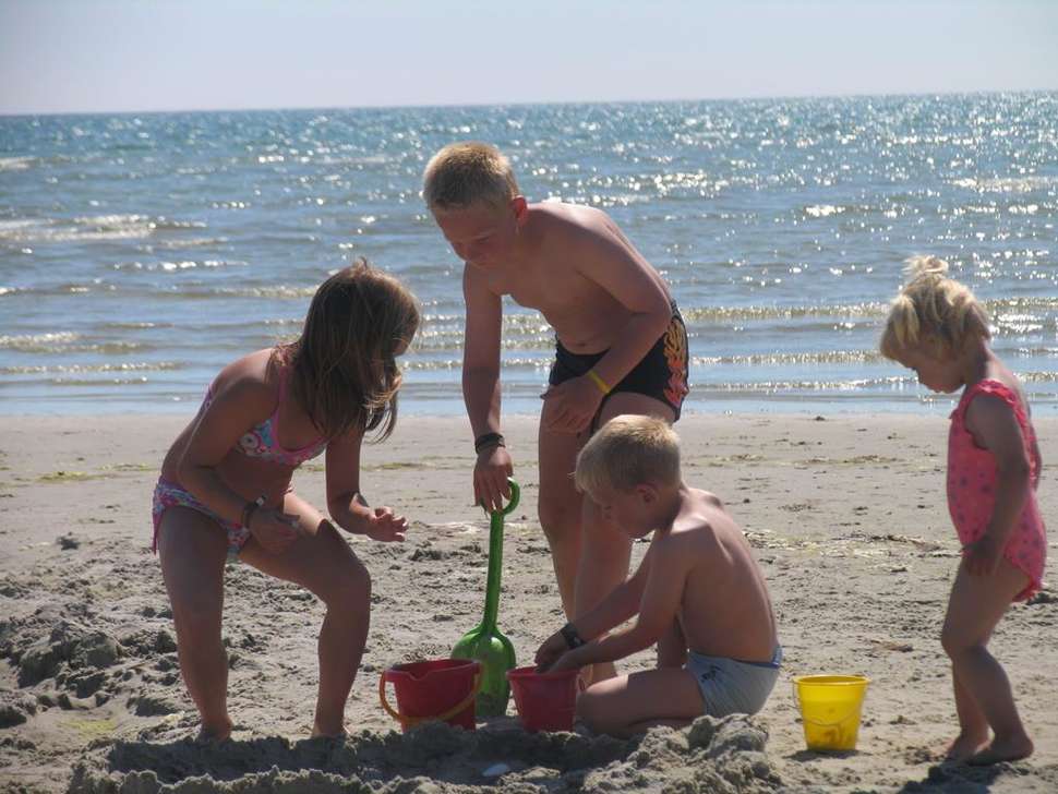 Een foto van het strand bij Vakantiepark Oster Hurup