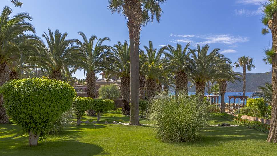 Een foto van het terras bij Magic Life Bodrum