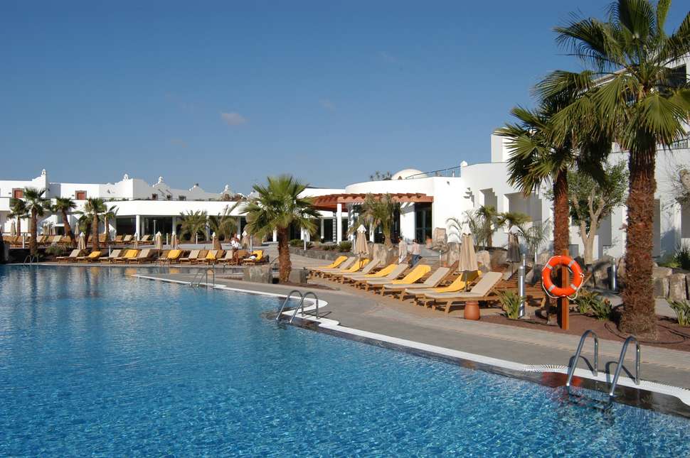 Een foto van het zwembad bij Las Marismas de Corralejo