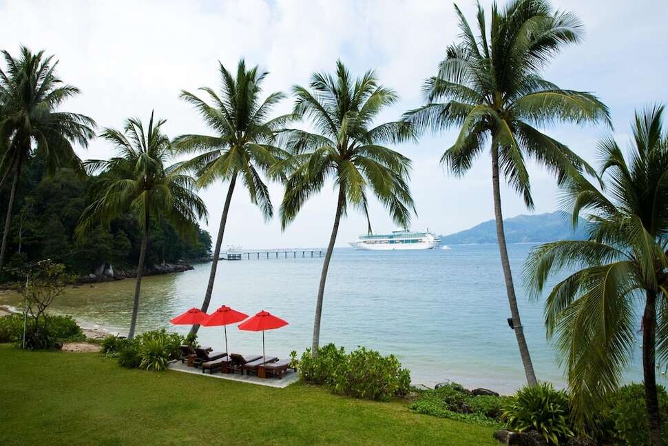 Ein Foto vom Strand beim Amari Phuket