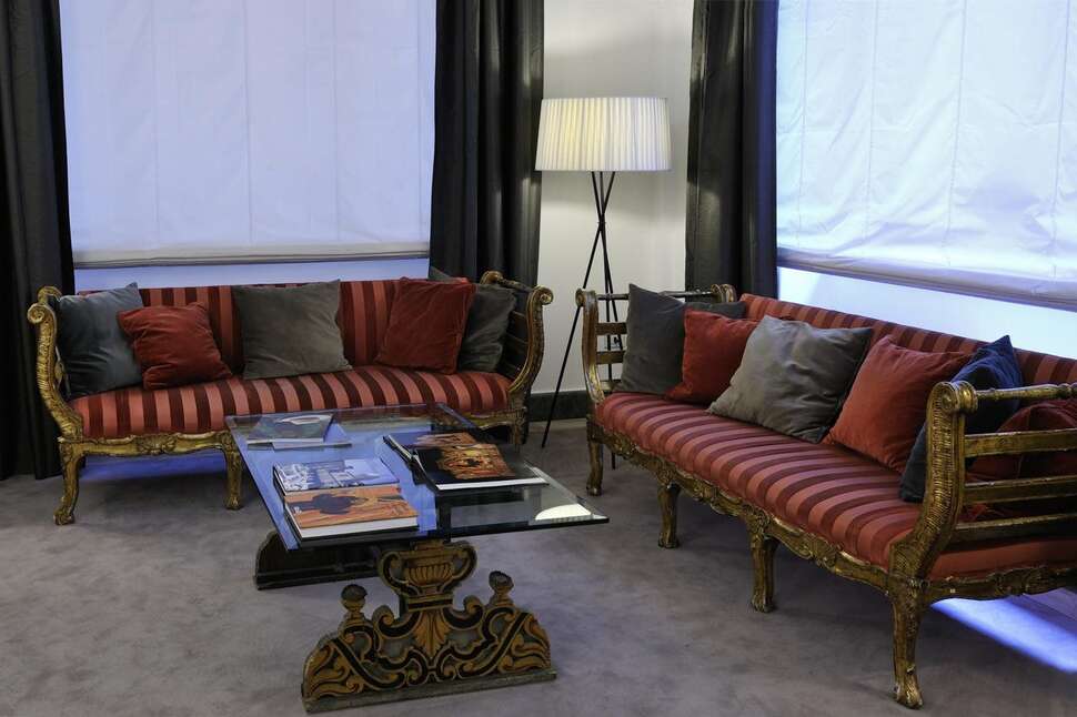 Een foto van het interieur van Hotel Principe di Villafranca