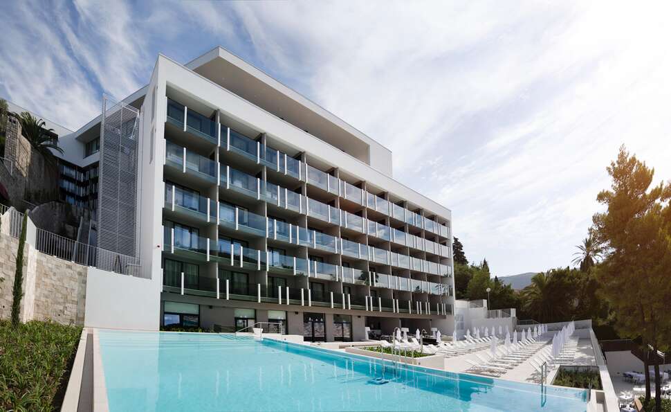 Ein Foto von einer Übersicht des Hotel Kompas Dubrovnik