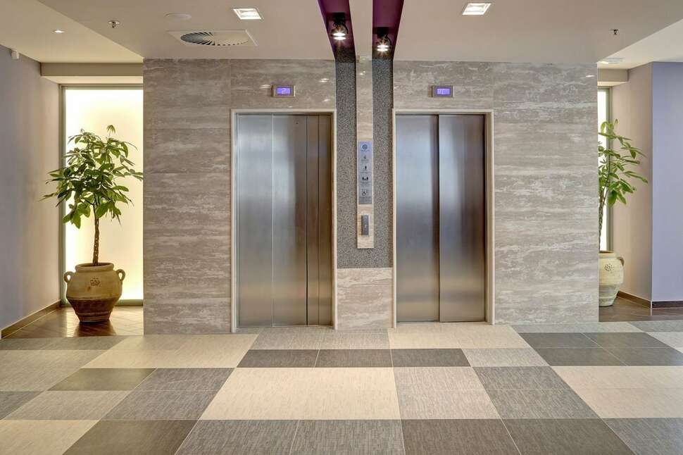 Een foto van het interieur van Hotel Lero