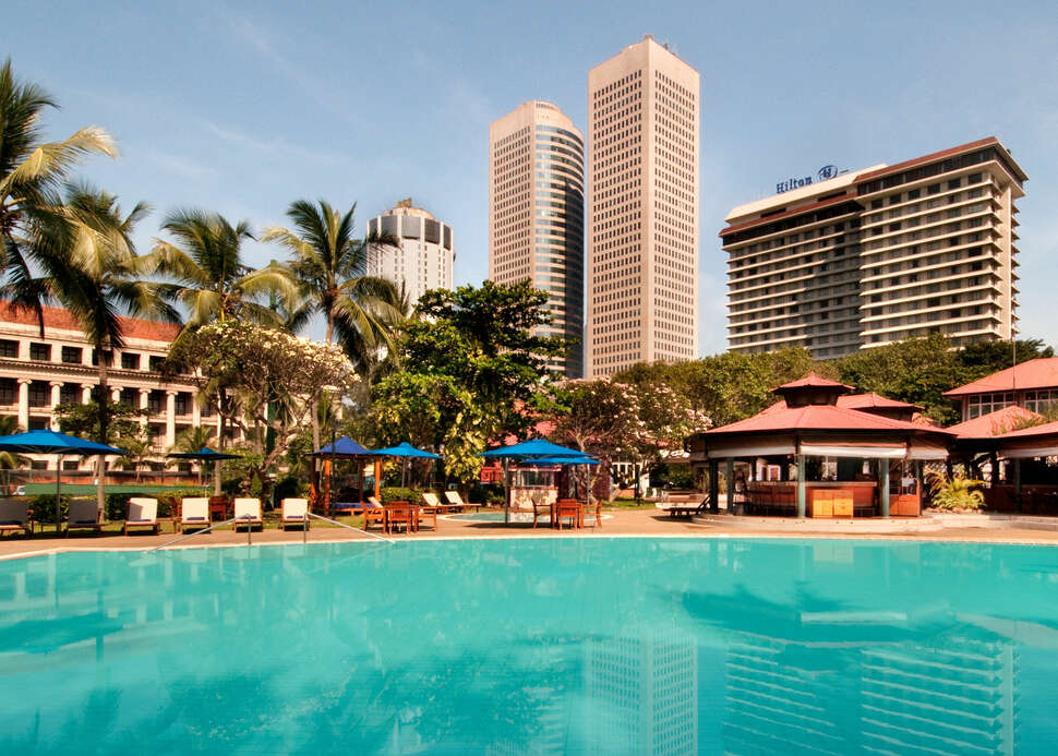 Een foto van een overzicht van Hilton Colombo