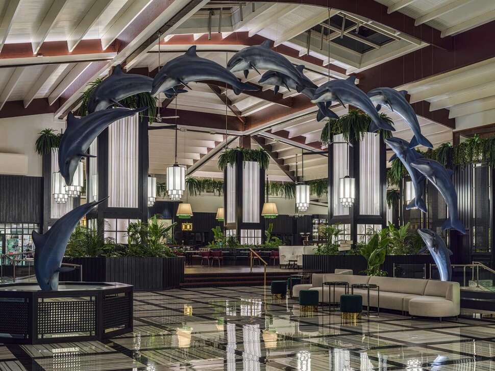 Een foto van het interieur van H10 Rubicon Palace