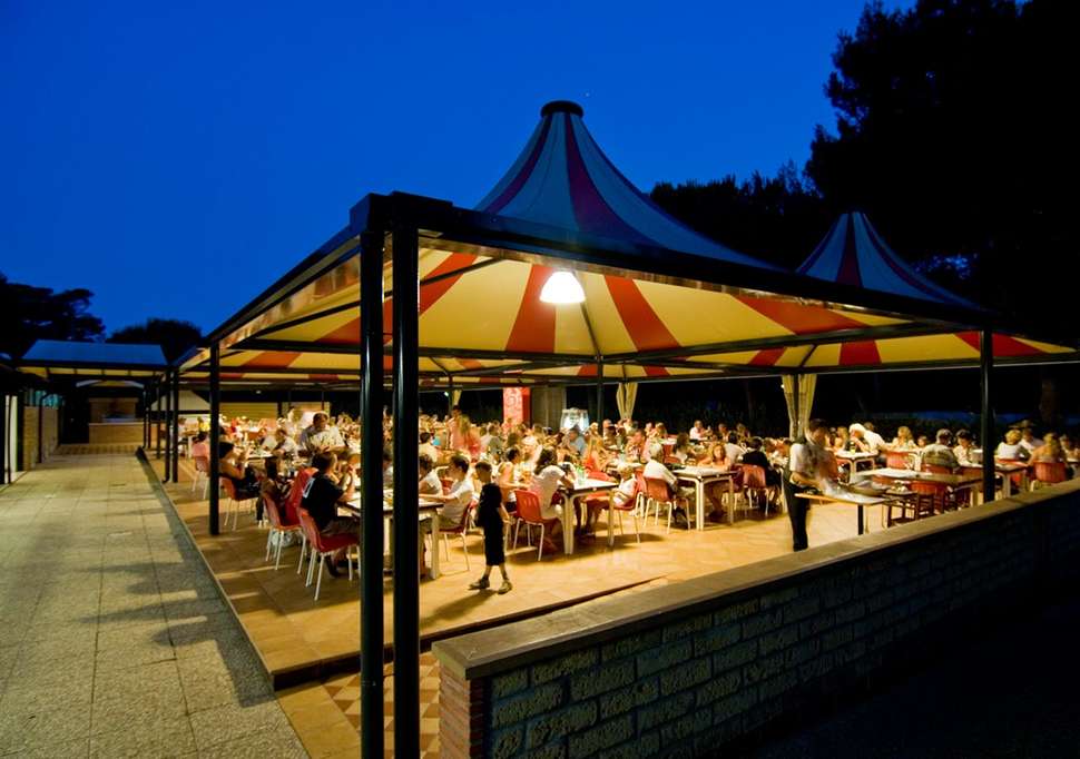 Een foto van de faciliteiten bij Camping Villaggio Baia Domizia