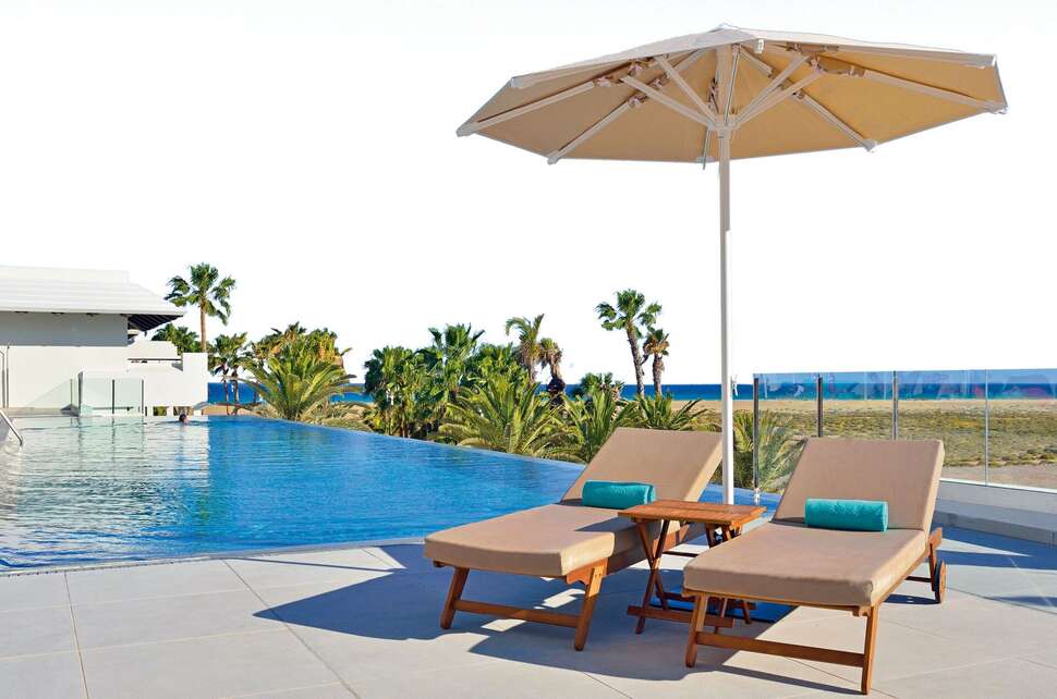Ein Foto vom Pool im Zel Fuerteventura