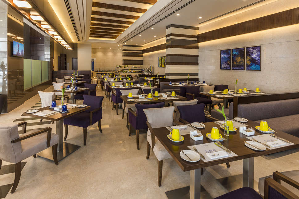 Een foto van de faciliteiten bij Golden Tulip Media Hotel