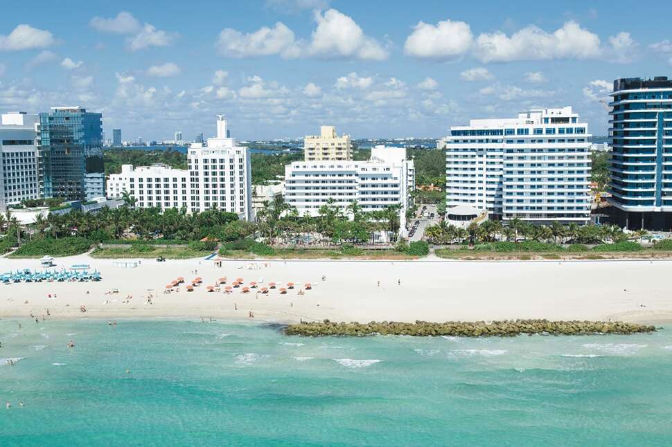 Een foto van het strand bij Riu Plaza Miami Beach