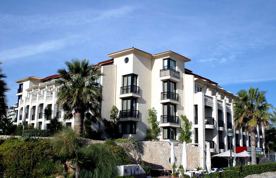 Ein Foto von der Außenansicht des Hotel Estela Barcelona