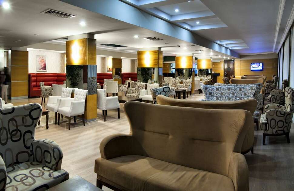 Een foto van het interieur van Ephesia Hotel