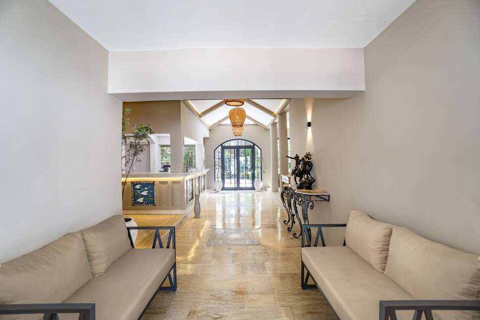 Een foto van het interieur van Manzara Boutique Hotel