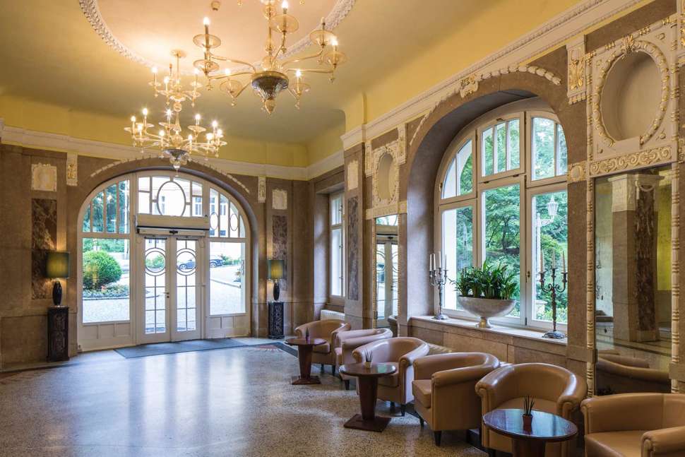 Ein Foto vom Innenbereich im Falkensteiner Grand Spa Marienbad