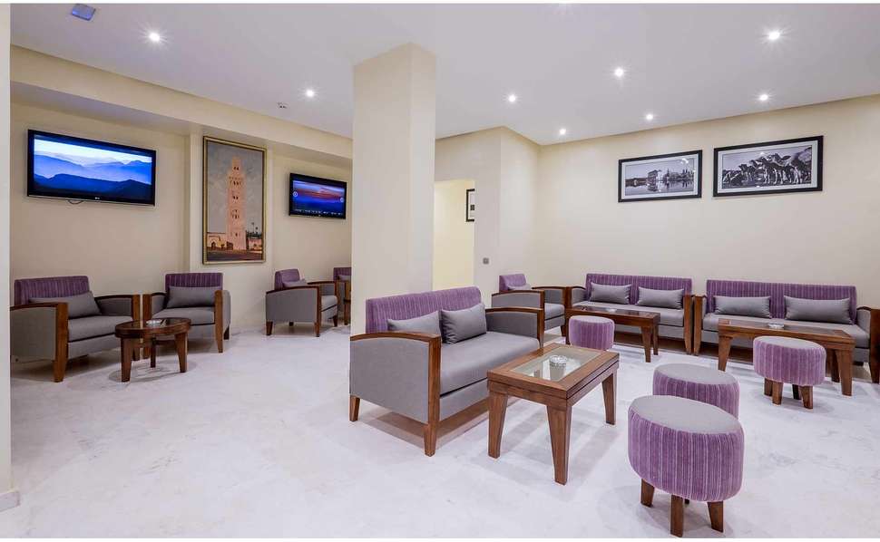 Een foto van het interieur van Hotel Ayoub