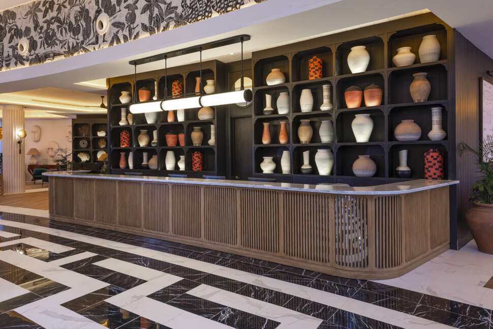 Een foto van het interieur van Ocean Coral Spring