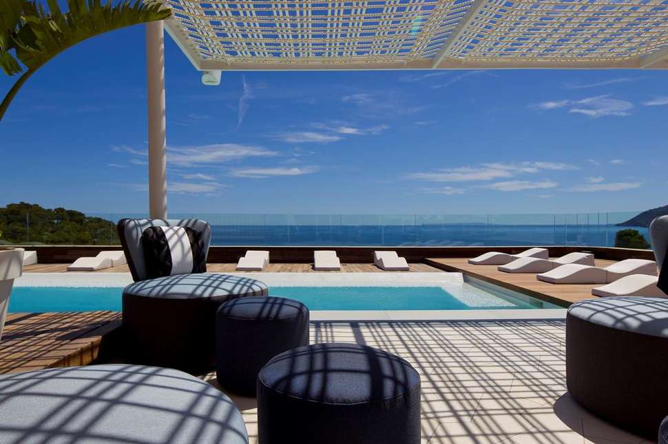 Een foto van het zwembad bij Aguas de Ibiza Lifestyle & Spa