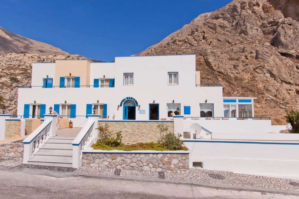 Ein Foto von der Außenansicht des Marianna Hotel