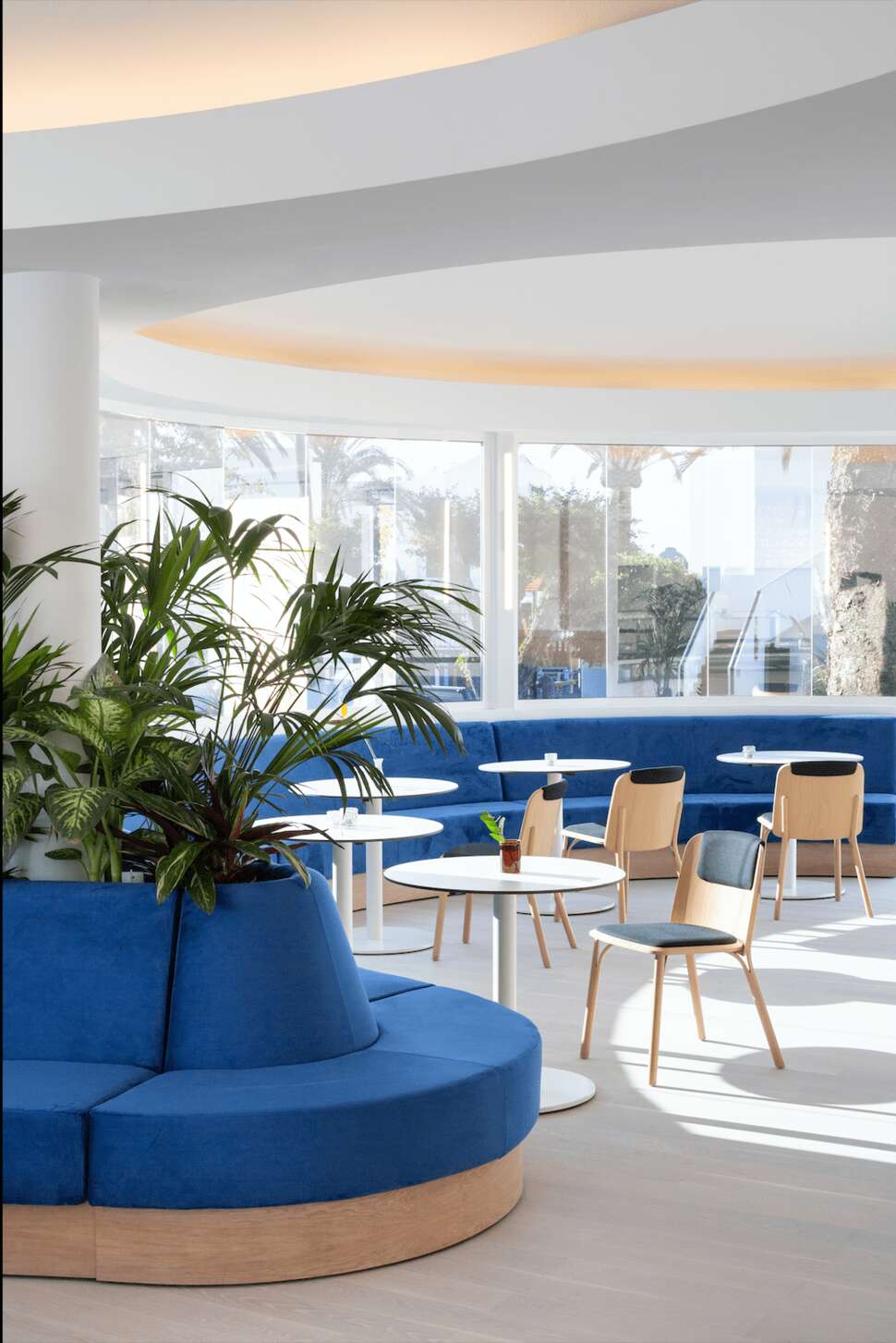 Een foto van het interieur van Barcarola Club Appartementen