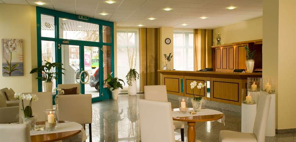 Een foto van het interieur van Hotel Residenz Oberhausen