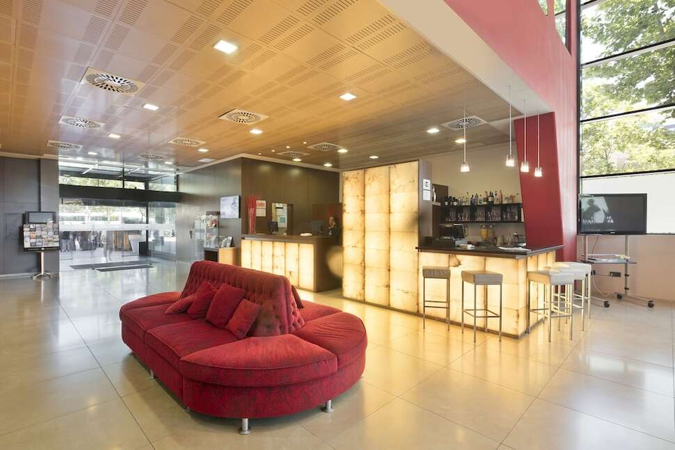 Een foto van de faciliteiten bij Hotel 4 Barcelona