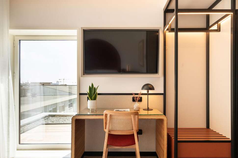 Ein Foto The Editory Garden Baixa Porto Hotel