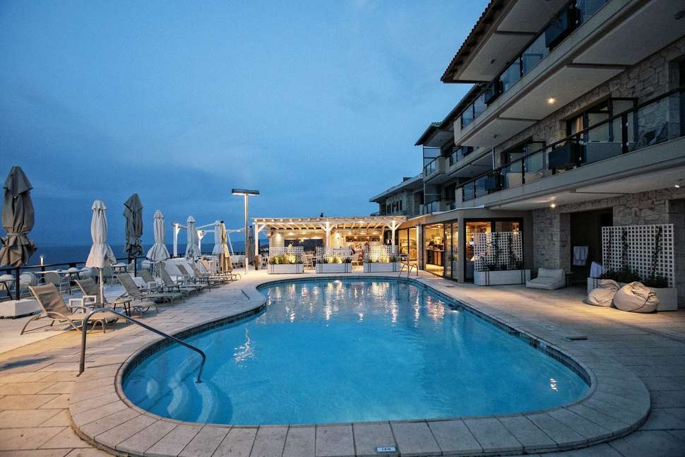 Een foto van het zwembad bij Rigas Boutique Hotel