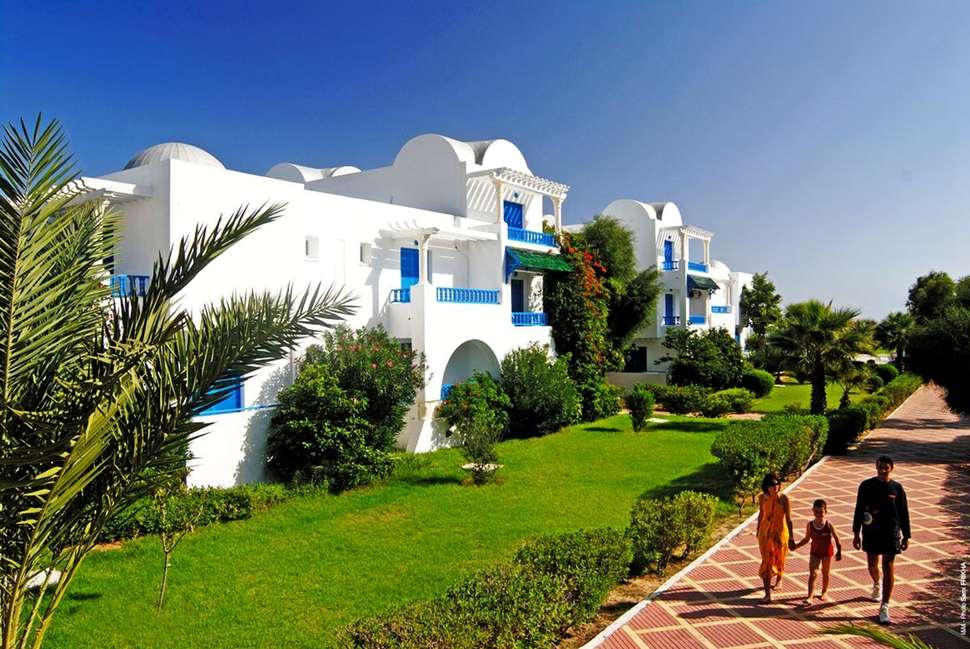 Een foto van de buitenkant van Club Salammbo Hammamet