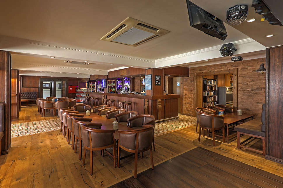 Een foto van het interieur van Paladim & Alagoa Mar Hotels