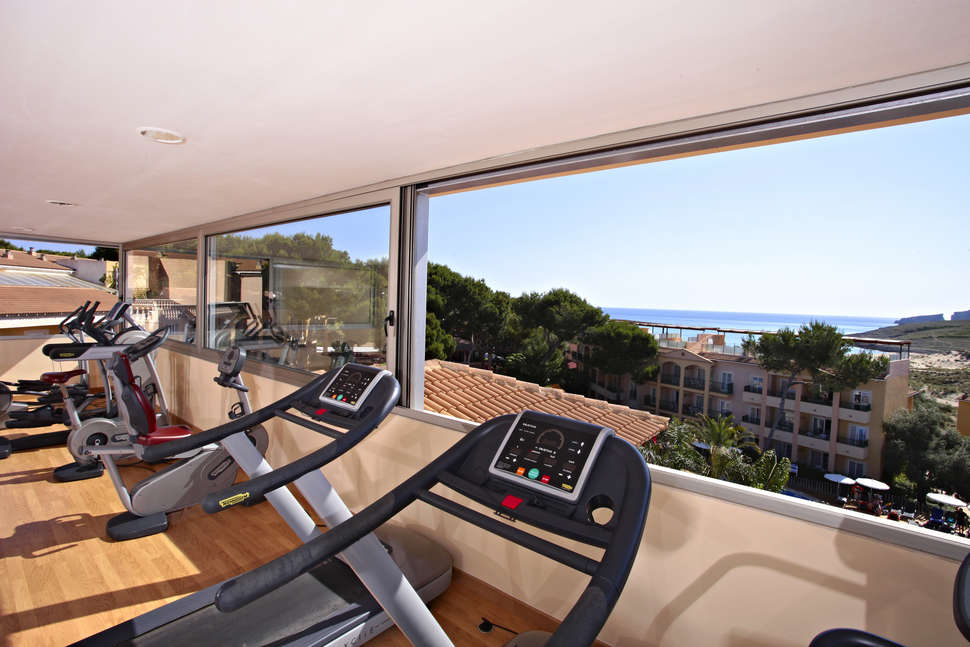 Een foto van de faciliteiten bij Hotel Zafiro Cala Mesquida