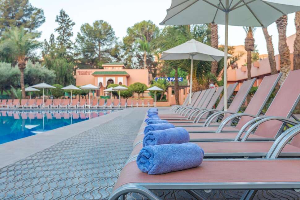 Een foto van het zwembad bij Rose Aqua Parc Hotel