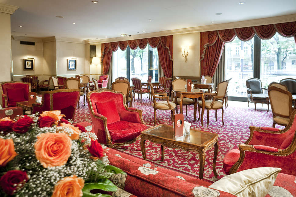 Een foto van de faciliteiten bij Grand Hotel Wien