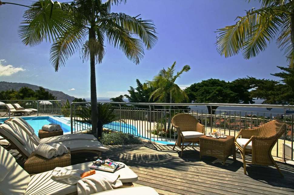 Ein Foto vom Pool im Quinta Funchal Palace Gardens