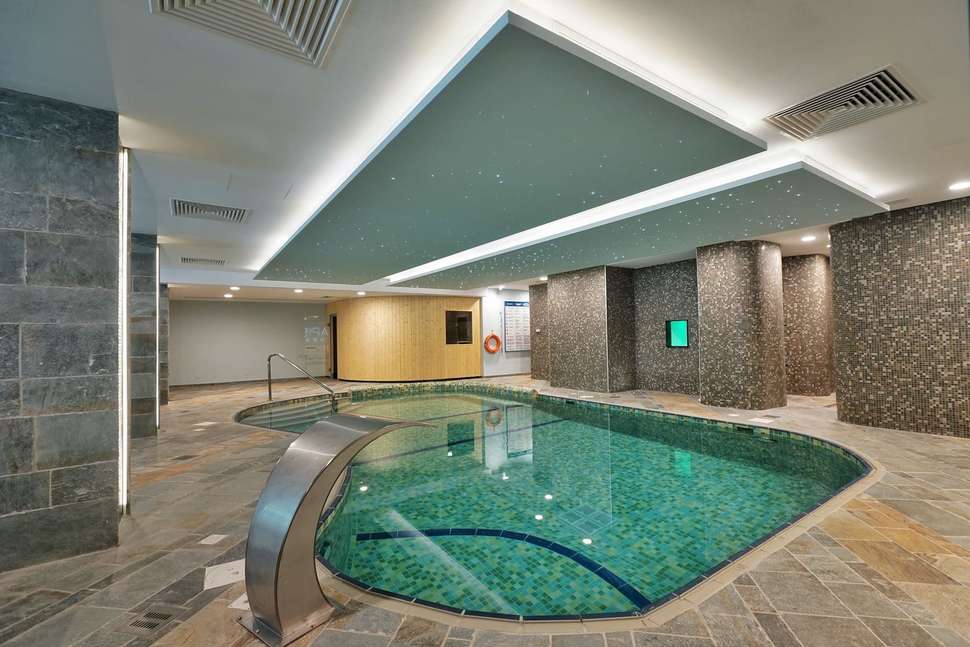 Een foto van het zwembad bij Melissi Beach Hotel & Spa